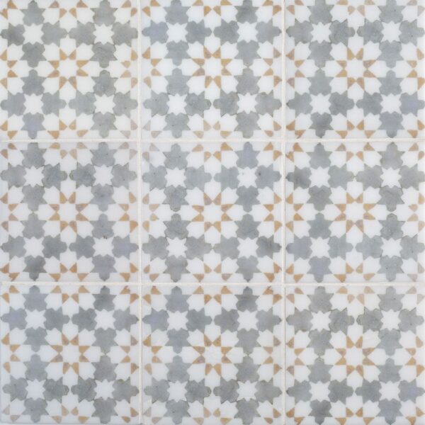 Mediterranean Manor Field Tile 6" x 6" Classic Statuario Color