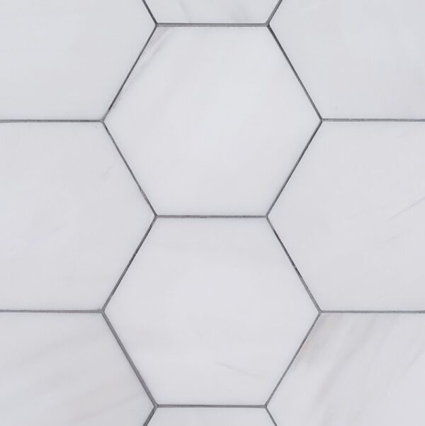 Hexagon Field Tile 5.125" x 6" Dolomite Color