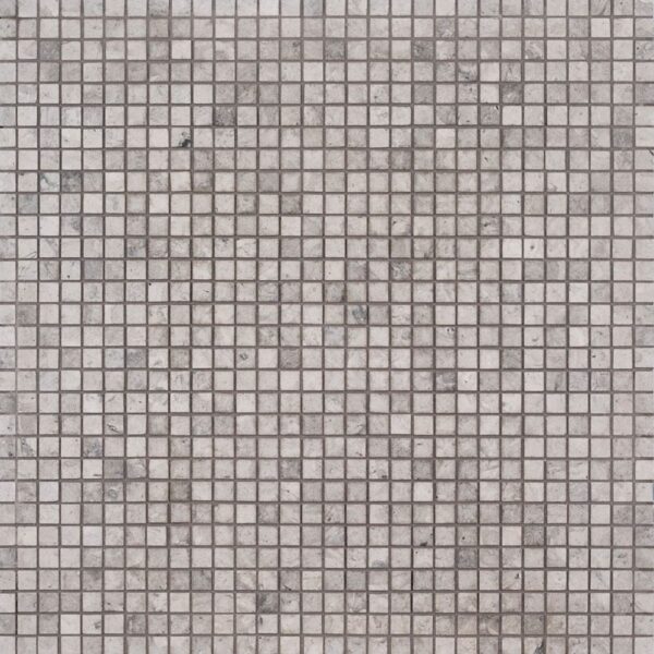 3/8" Composition Mosaic Tunisian Grey Color