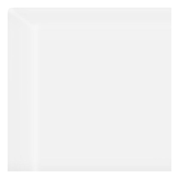Double Bullnose 3" x 3" Gloss Starry White Color
