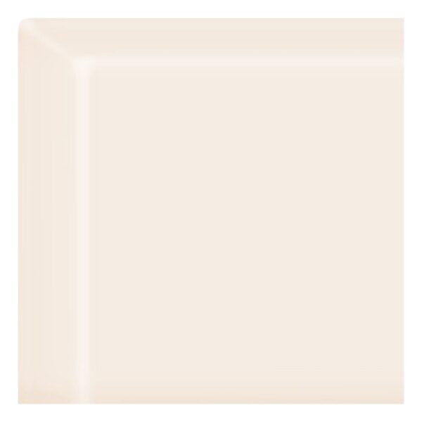 Double Bullnose 3" x 3" Gloss Crisp Linen Color