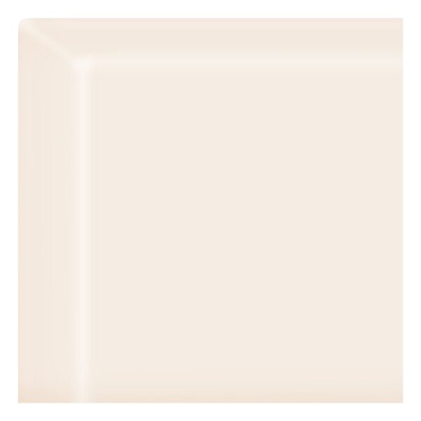 Double Bullnose 3" x 3" Matte Crisp Linen Color