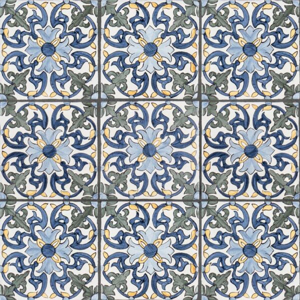 Santarem Field Tile 5" x 5" Traditional Color