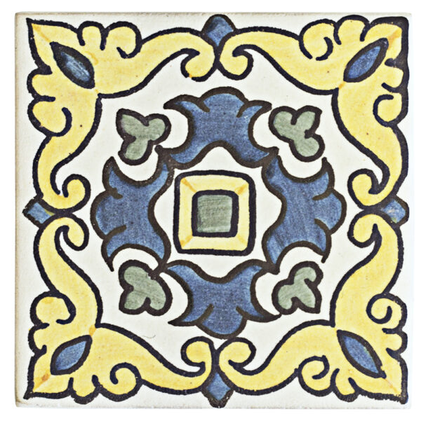 San Simeon Field Tile 3" x 3" Traditional Color