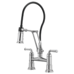Rook Articulating Bridge Faucet Chrome Finish