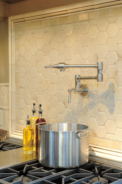 Brizo Classic Wall Mount Pot Filler Stainless Finish