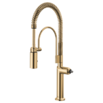 Odin Semi-Professional Kitchen Faucet - Less Handle Polished Gold Finish