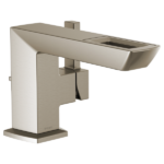 Vettis Single-Handle Lavatory Faucet With Open-Flow Spout 1.2 GPM Luxe Nickel Finish