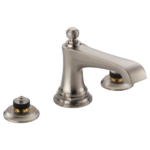 Rook Widespread Lavatory Faucet - Less Handles 1.5 GPM Luxe Nickel Finish
