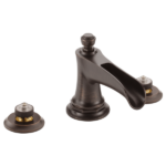 Rook Widespread Lavatory Faucet with Channel Spout - Less Handles 1.5 GPM Venetian Bronze Finish