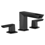 Vettis Widespread Lavatory Faucet With Open-Flow Spout 1.2 GPM Matte Black Finish