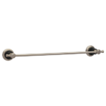 Rook 18" Towel Bar Luxe Nickel  /Matte Black Finish