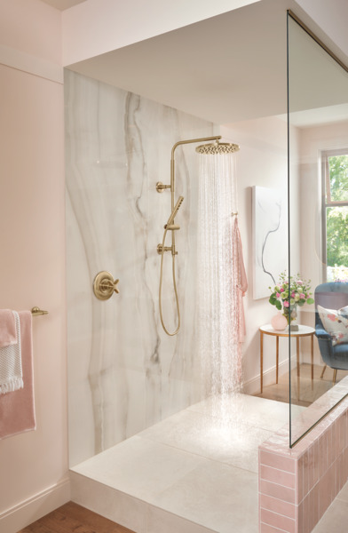 Odin Pressure Balance Valve Trim Only - Less Handle Luxe Gold Finish
