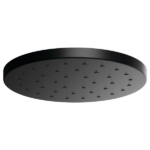 Essential Shower Series 14â€ Linear Round HOkinetic Single-Function Raincan Shower Head 2.5 GPM Matte Black Finish