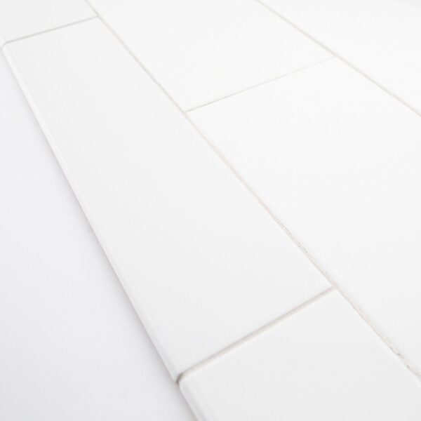 Single Bullnose 4" x 16" White Color