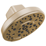 Levoir HOkinetic Round Multi-Function Showerhead Luxe Gold Finish