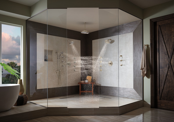 Baliza Sensori Thermostatic Valve Trim Polished Nickel Finish