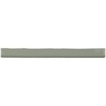 Bullnose 1" X 12" Ivory Color Glossy Finish