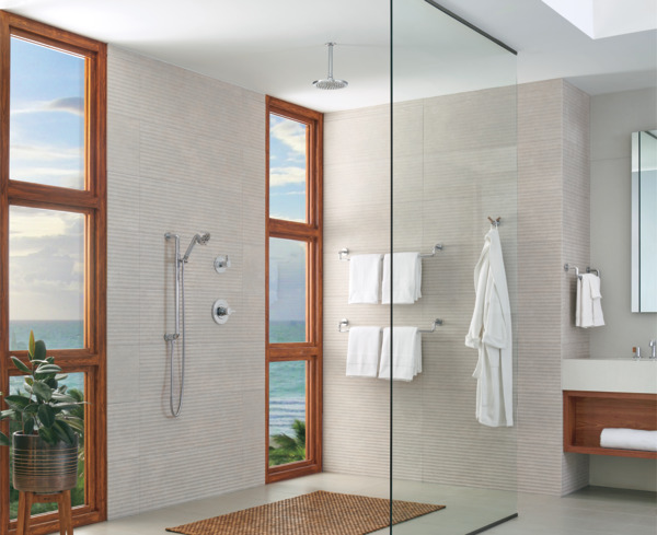 Litze 18" Towel Bar Chrome Finish