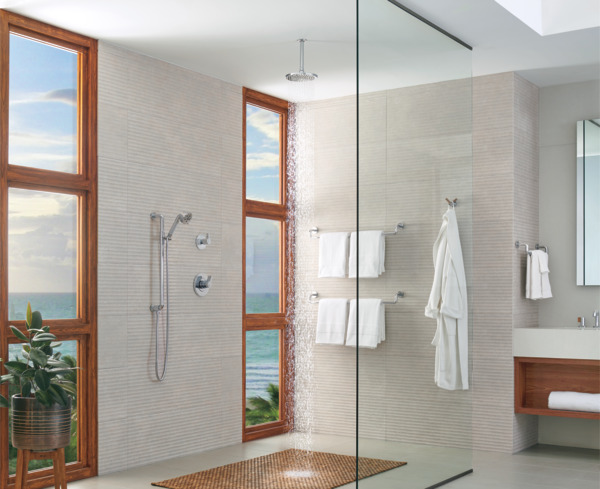 Litze 18" Towel Bar Chrome Finish