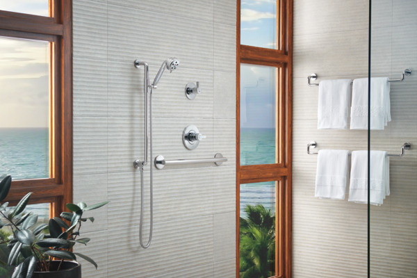 Litze 30" Towel Bar Chrome Finish