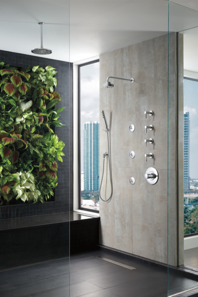 Odin WALL MOUNT HANDSHOWER WITH HOKINETIC TECHNOLOGY Chrome Finish