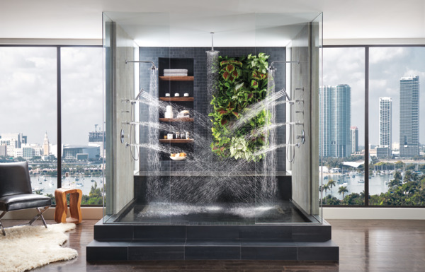 Odin WALL MOUNT HANDSHOWER WITH HOKINETIC TECHNOLOGY Chrome Finish