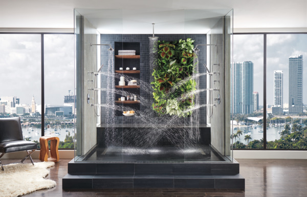 Odin WALL MOUNT HANDSHOWER WITH HOKINETIC TECHNOLOGY Chrome Finish