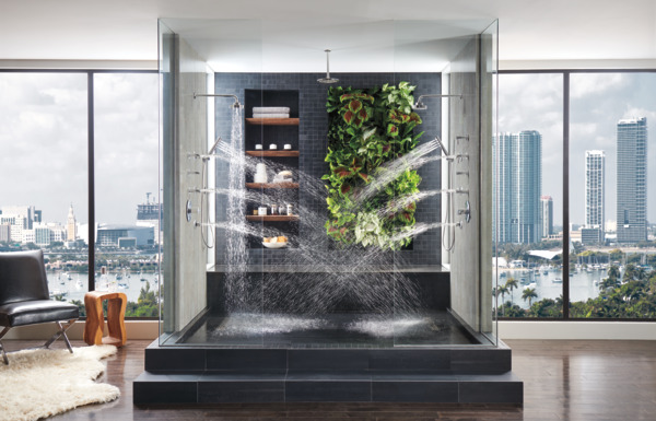 Odin WALL MOUNT HANDSHOWER WITH HOKINETIC TECHNOLOGY Chrome Finish
