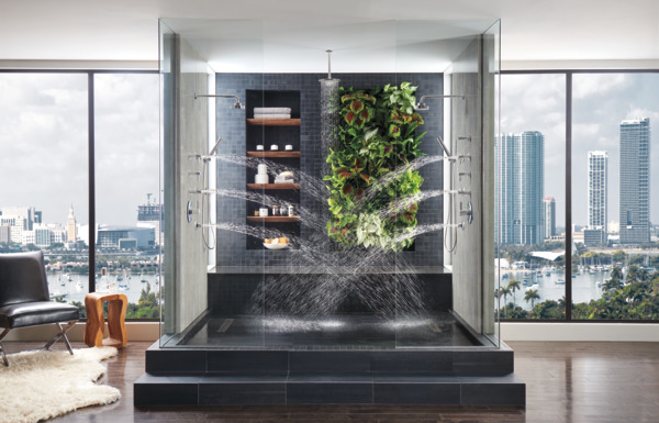 Odin WALL MOUNT HANDSHOWER WITH HOKINETIC TECHNOLOGY Chrome Finish
