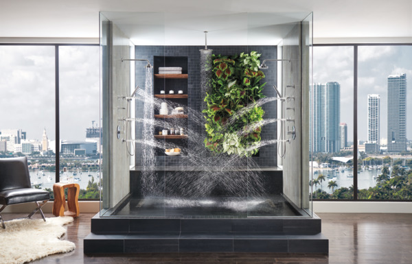 Odin WALL MOUNT HANDSHOWER WITH HOKINETIC TECHNOLOGY Chrome Finish
