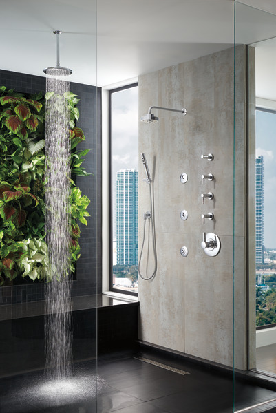Odin WALL MOUNT HANDSHOWER WITH HOKINETIC TECHNOLOGY Chrome Finish