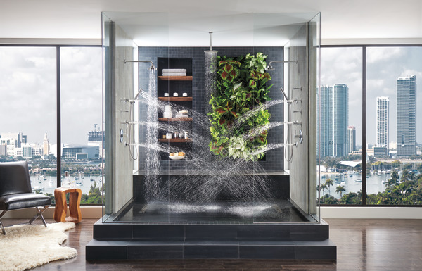 Odin WALL MOUNT HANDSHOWER WITH HOKINETIC TECHNOLOGY Chrome Finish