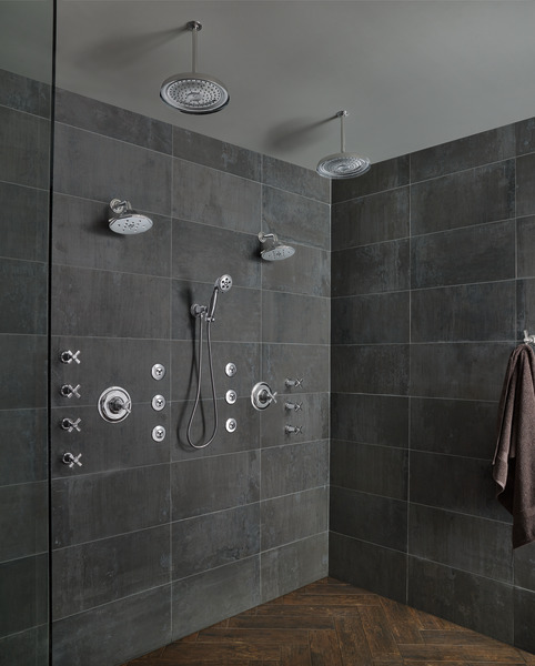 Rook Double Robe Hook Chrome Finish