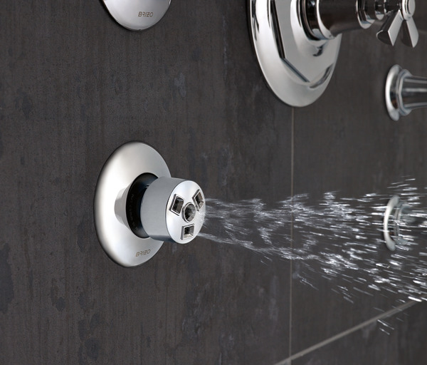 Rook Sensori Volume Control Trim - Cross Chrome Finish