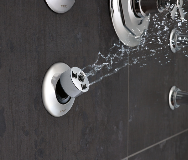 Rook Sensori Volume Control Trim - Cross Chrome Finish