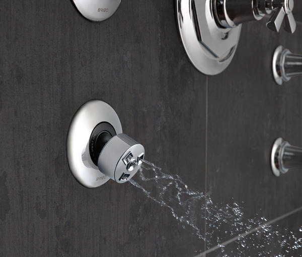 Rook Sensori Volume Control Trim - Cross Chrome Finish
