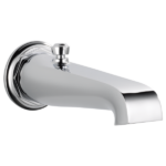 Rook Tub Spout - Pull-up Diverter Chrome Finish
