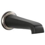 Rook Non-Diverter Tub Spout Luxe Nickel  /Matte Black Finish