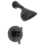 Sotria Tempassure Thermostatic Shower Only Matte Black Finish