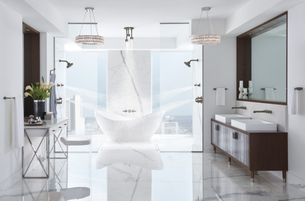 Levoir 12" Towel Bar Luxe Steel Finish