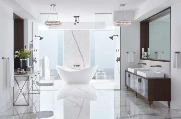 Levoir 12" Towel Bar Luxe Steel Finish