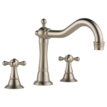 Tresa Roman Tub Trim Brushed Nickel Finish