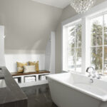 Siderna Roman Tub Faucet - Less Handles Chrome Finish