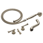 Baliza Two-Handle Tub Filler Trim Kit Brushed Nickel Finish