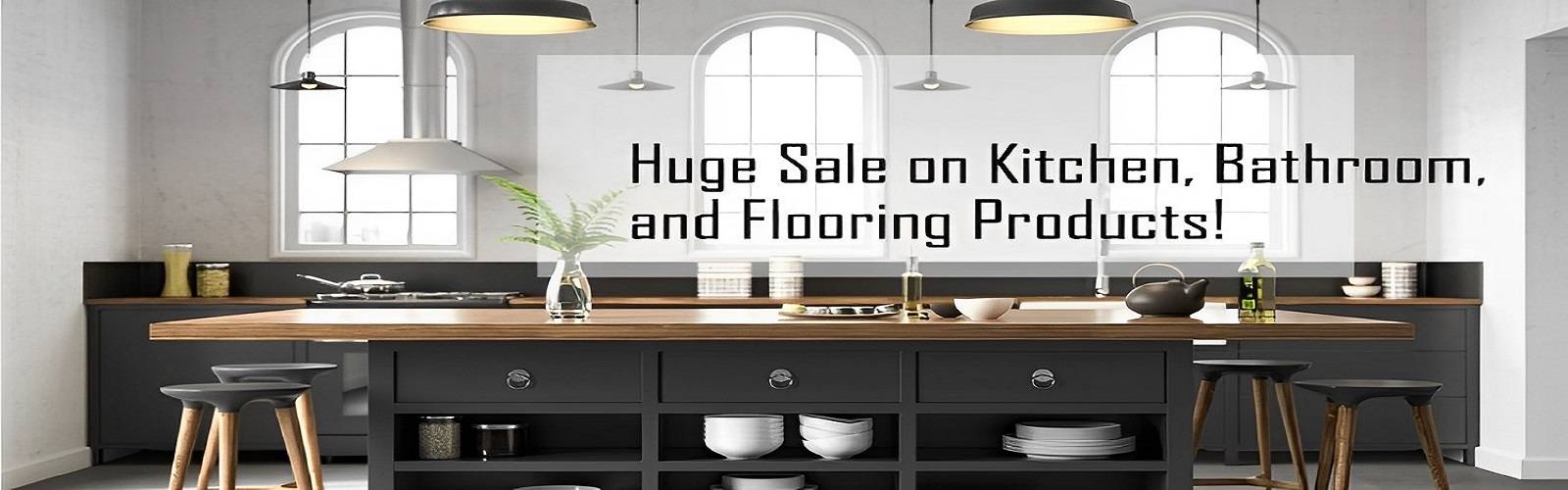 kitchen bathroom and flooring products sale